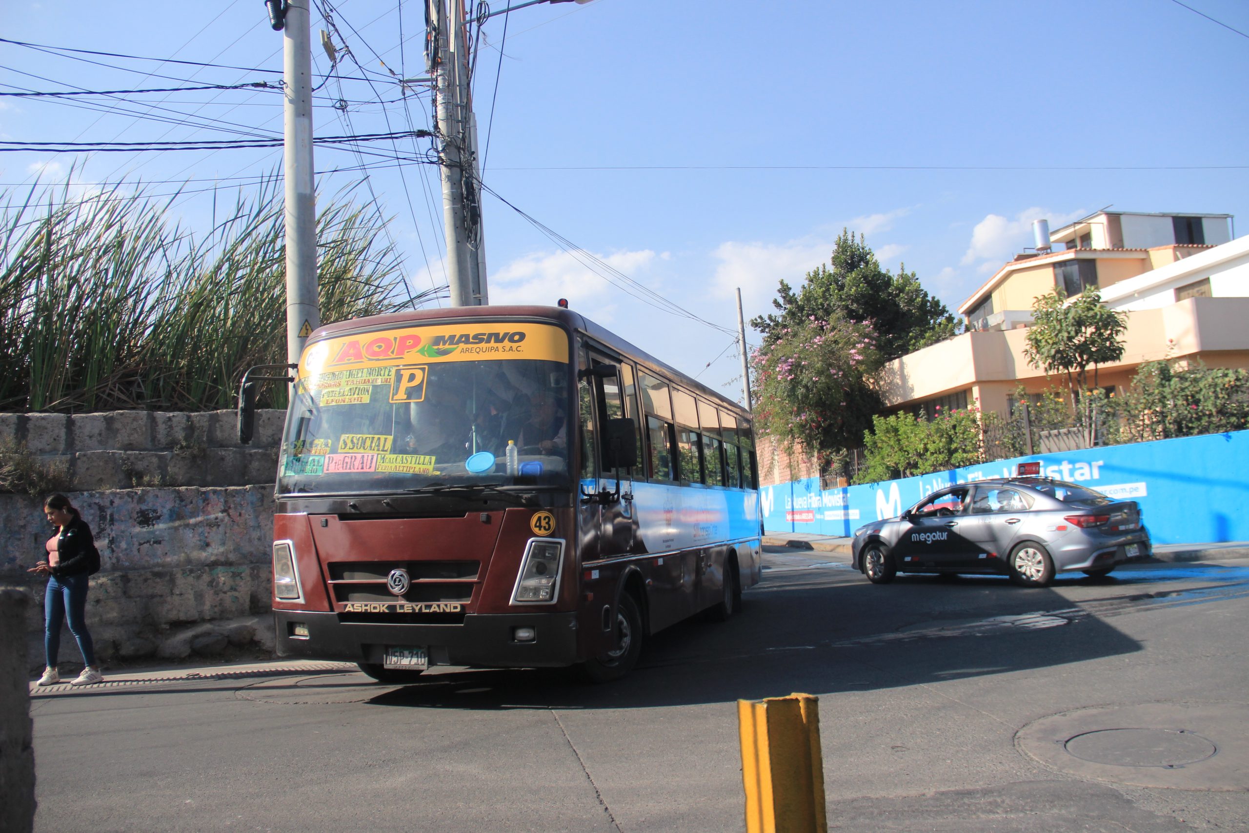 Problema de transporte urbano en Sachaca persistirá hasta fines de año