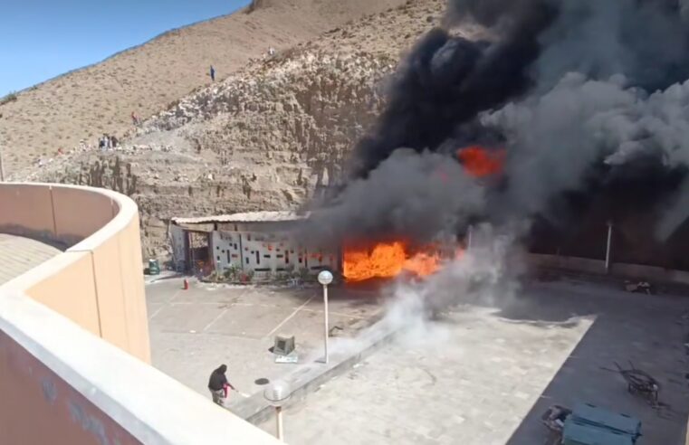 Velario en Chapi se incendia durante celebraciones