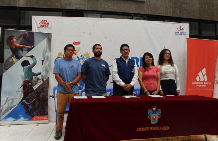 Competencia de escalada deportiva homologada hoy en Arequipa