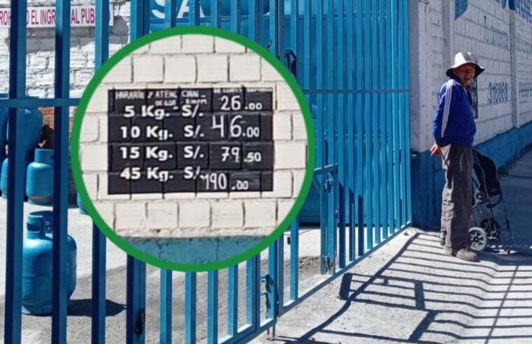 Arequipa: Precio del gas doméstico no bajaría en los próximos 30 días