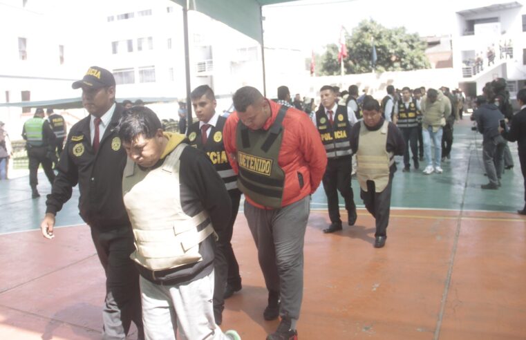 Capturan a banda criminal con más de 300 artefactos que habrían sido robados