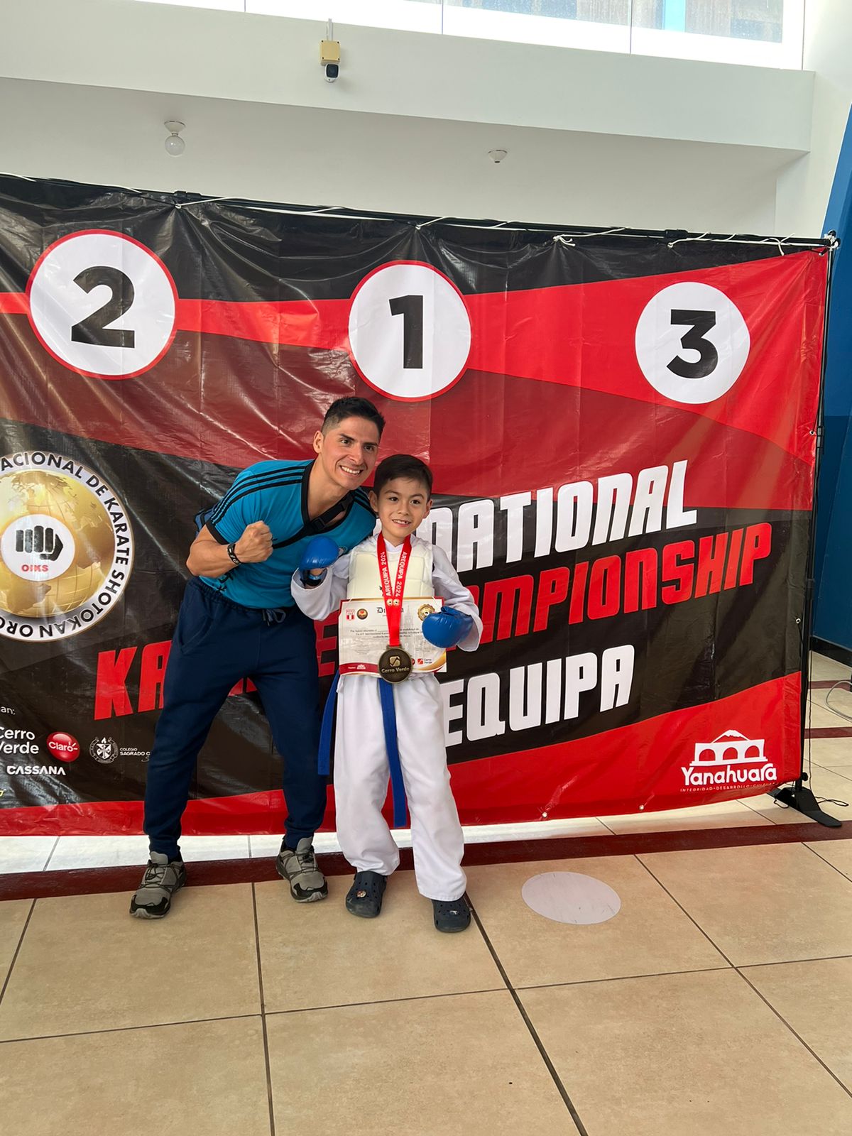 Dojo Takeshi Kaizen destacó en torneo de karate en Arequipa