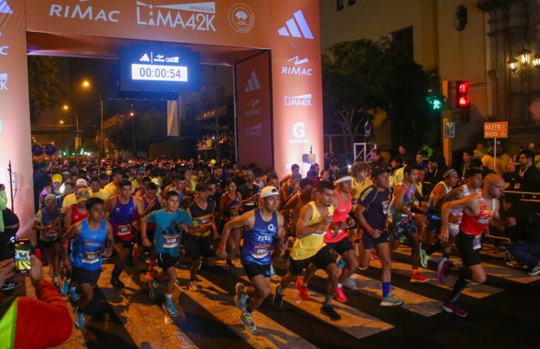 18 mil cruzaron la meta en la   maratón de Adidas, RÍMAC Lima 42k