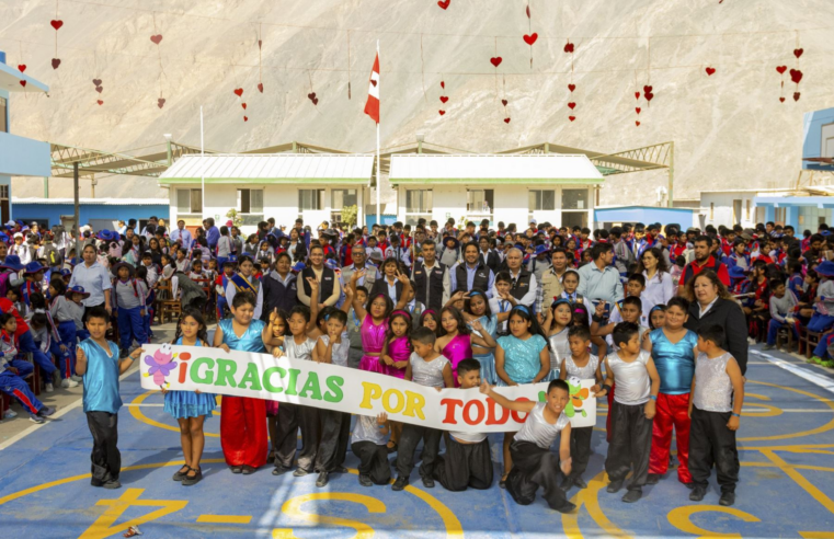 Mejoran infraestructura educativa en centro poblado Secocha