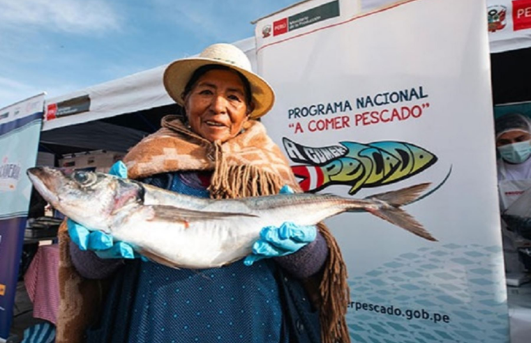 Más de 20,000 familias reciben pescado a precios accesibles