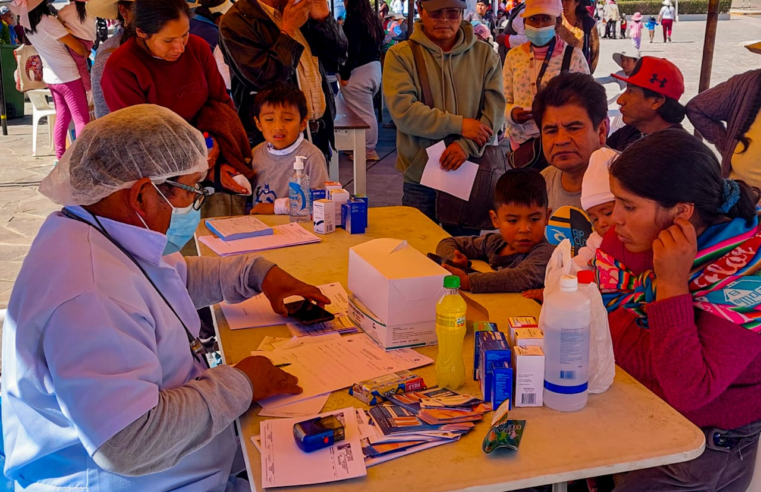 MPA realiza campaña de salud y beneficia a 400 en Yura