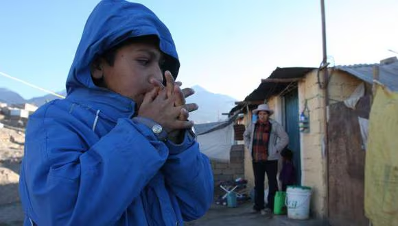 Temperaturas llegarán a 15 grados bajo cero en zonas altoandinas