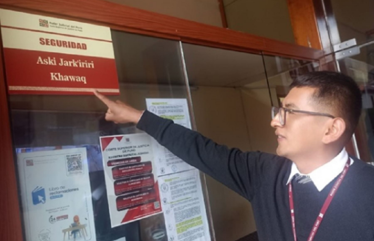 Cultura dio asistencia técnica en señalética aimara y quechua