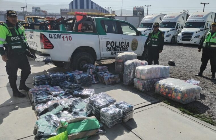 Incautan mercadería valorizada en más de 14 mil soles