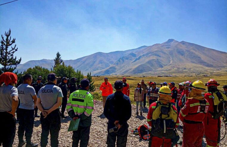 Primer incendio forestal del año arrasó con pastizales y bosques