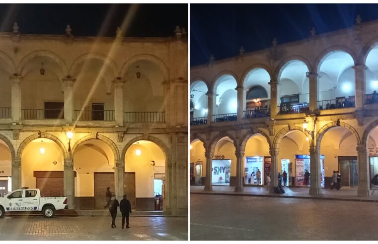 Iluminación de los portales y la catedral es deficiente a poco del aniversario de Arequipa