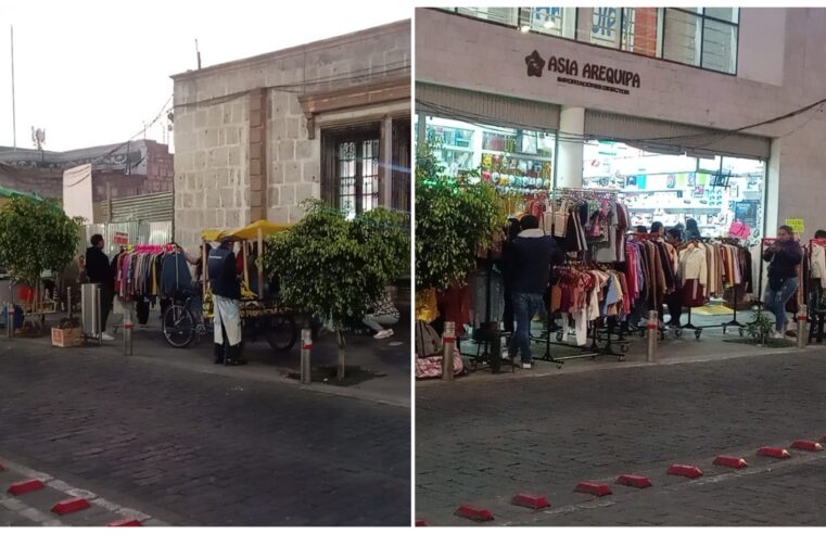 Ambulantes se niegan a soltar la calle San Juan de Dios