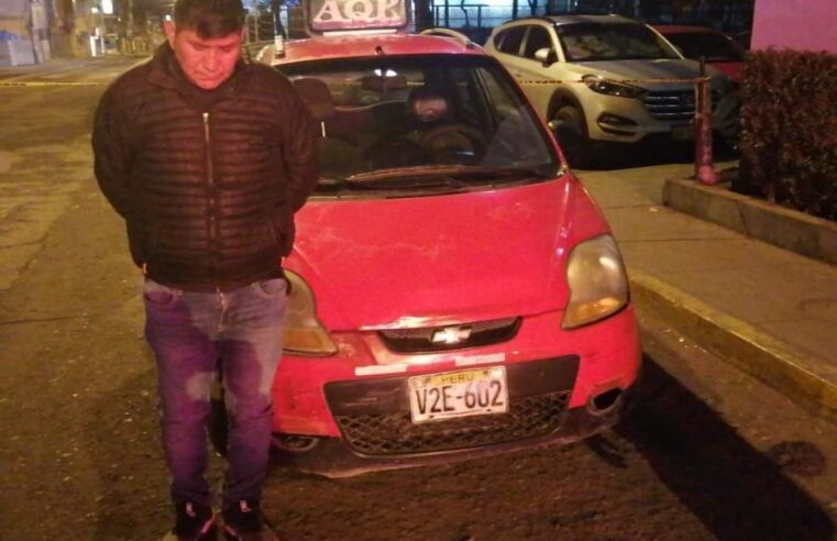 Detienen a falsos taxistas en Cono Norte 