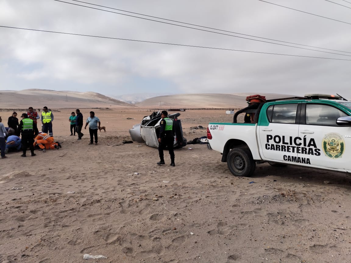 Una persona fallecida y más de seis heridos dejaron accidentes en Arequipa