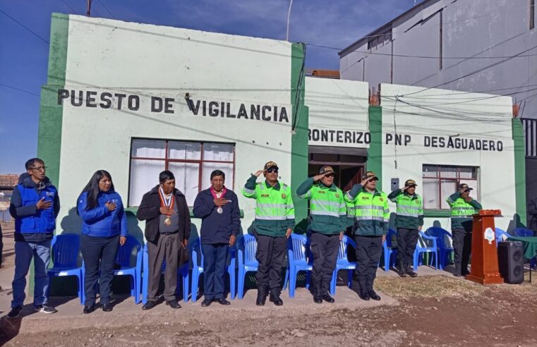 Policía inaugura centro de videovigilancia en Desaguadero