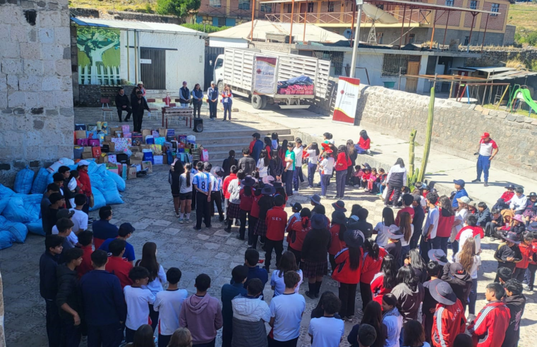 Campaña de friaje en el distrito de Chiguata