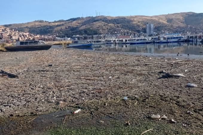 Nivel del Titicaca descendió por ausencia de lluvias y aumento de temperaturas