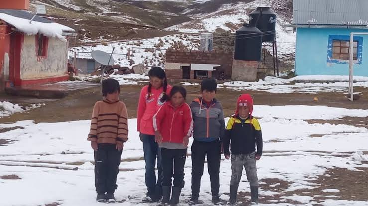 Miles de familias sufrirán las bajas temperaturas en Caylloma