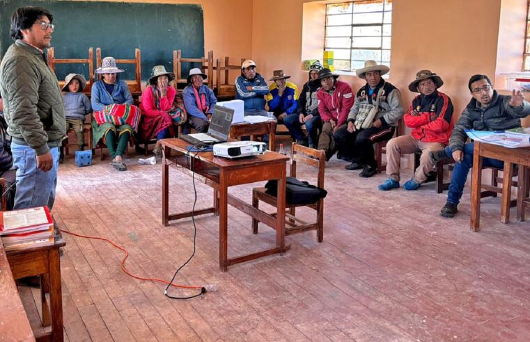 Sierra Azul capacita a beneficiarios de qochas