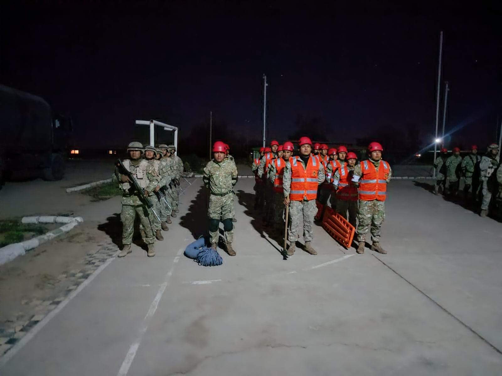 Compañías para atención de desastres del Ejército en Yauca