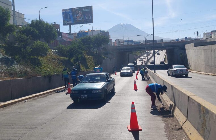 Siete toneladas de residuos recogen en la Av. Venezuela