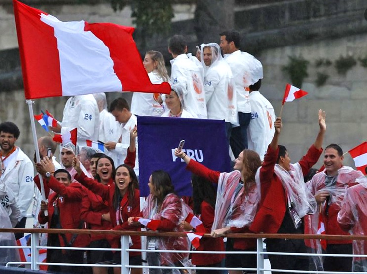 Perú con la bandera en alto en los Juegos Olímpicos