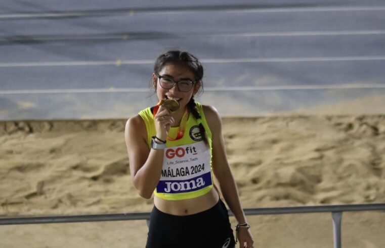 Peruana logró el campeonato en los cien metros planos