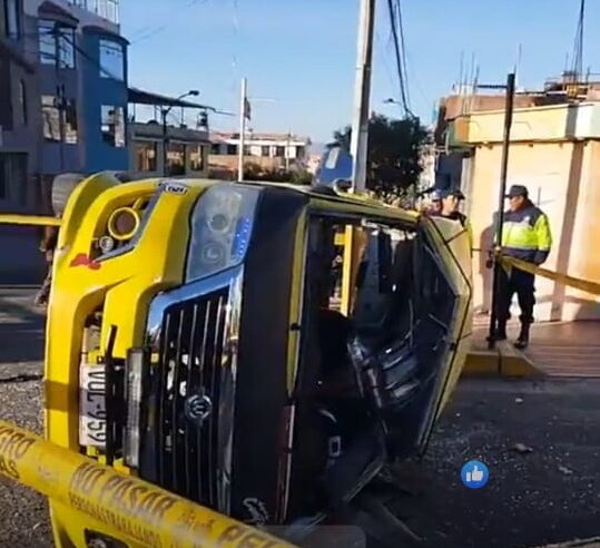 Multarán con una UIT a concesionaria Transcayma tras accidente automovilístico en Cayma