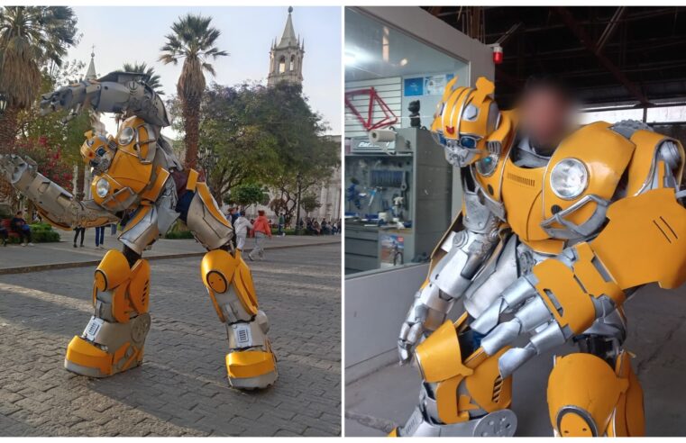 ¿Quién está detrás de Bumblebee, el robot amarillo que se robó el corazón de los arequipeños?