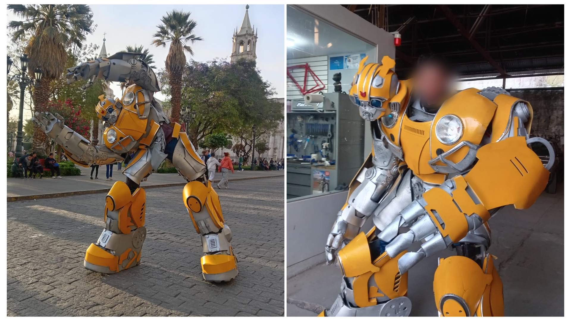 ¿Quién está detrás de Bumblebee, el robot amarillo que se robó el corazón de los arequipeños?