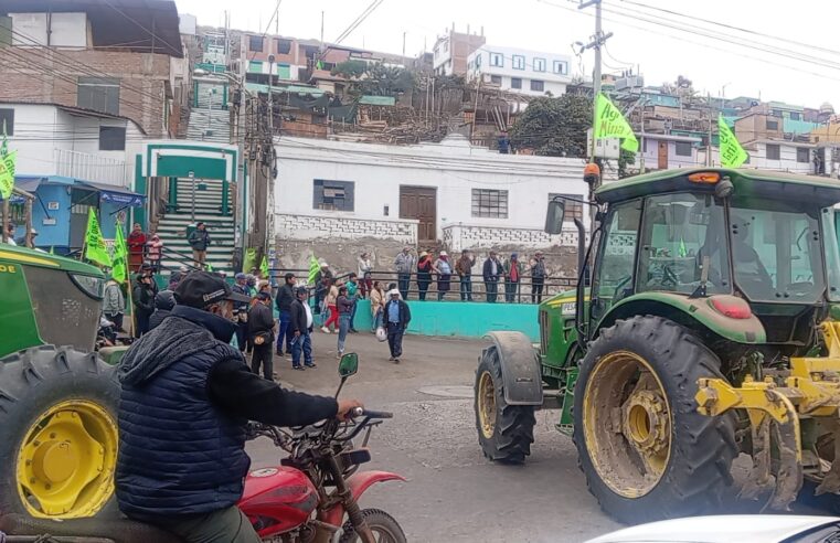 Desorganización en primera movilización contra Tía María