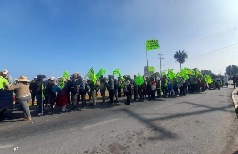 Pobladores del Valle de Tambo fijan límite al Gobierno