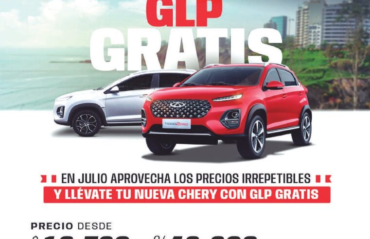 Chery Anuncia GLP Gratis en sus SUVs Tiggo 2 Pro y Tiggo 4 Pro