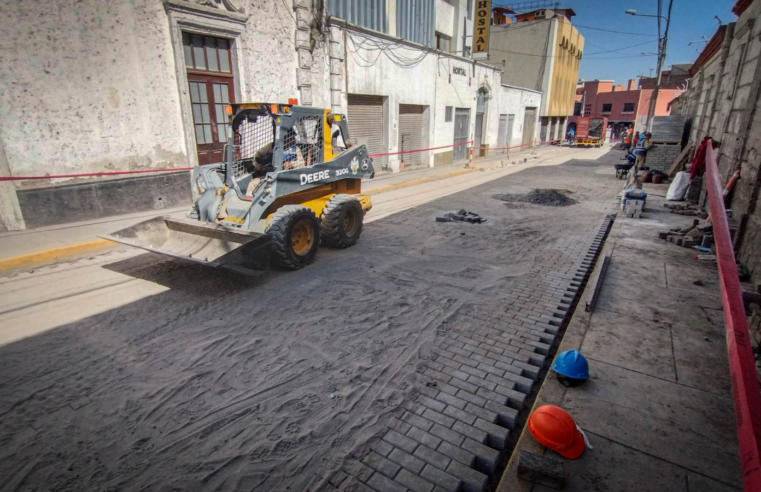 El 22 de julio culminarán obras en tercera cuadra de calle Tristán