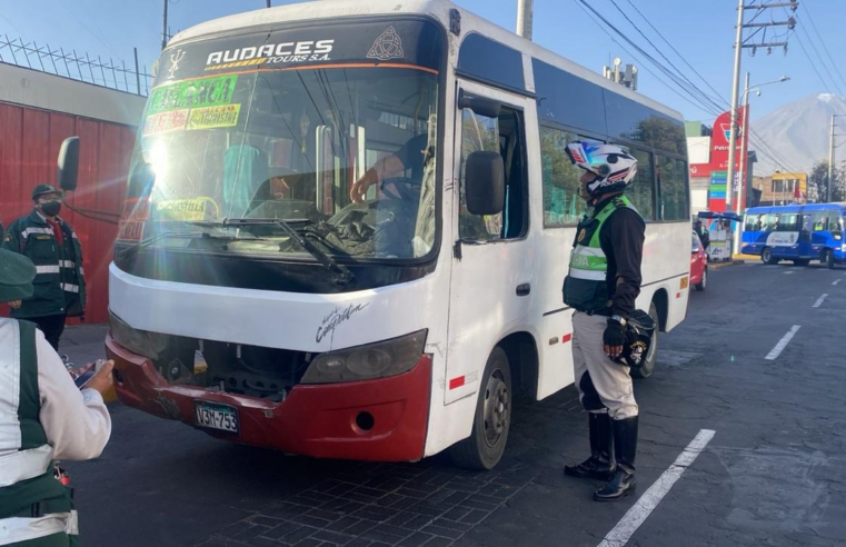 MPA realiza operativo contra unidades de transporte informal