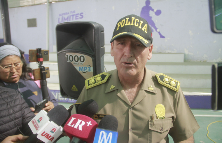 Contingente policial se desplazó a tambo