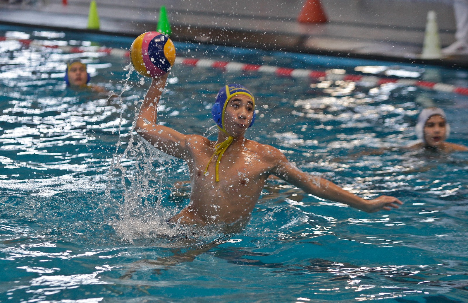 Espectaculares imágenes del campeonato de Waterpolo jugado en Arequipa