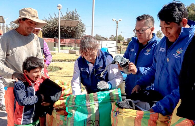 Entregan donaciones a casi 300 familias vulnerables de Pocsi