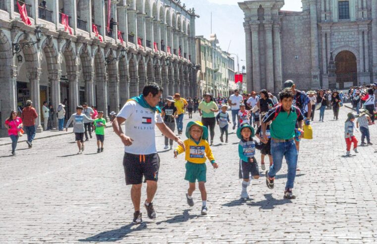 Primera minimaratón de Arequipa se llevó a cabo con 600 participantes