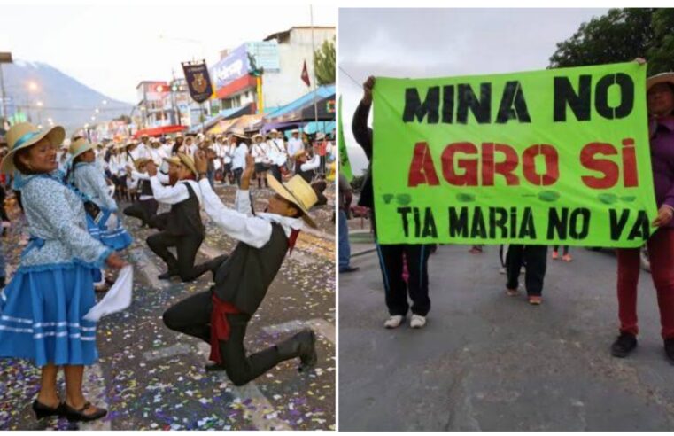 Opositores de Tía María quieren participar en el Corso de Arequipa