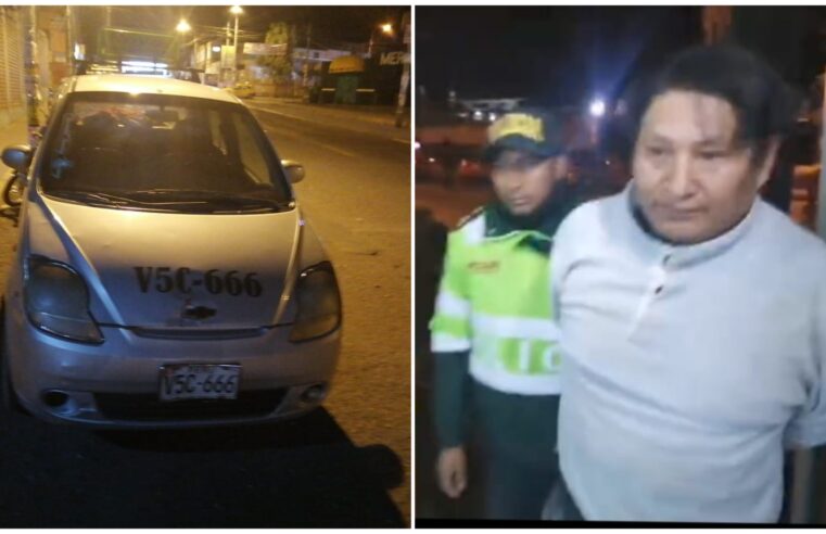 Capturan a falso taxista tras ardua persecución en Cerro Colorado