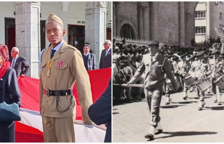 El orgullo de lucir el uniforme caqui del colegio Independencia Americana