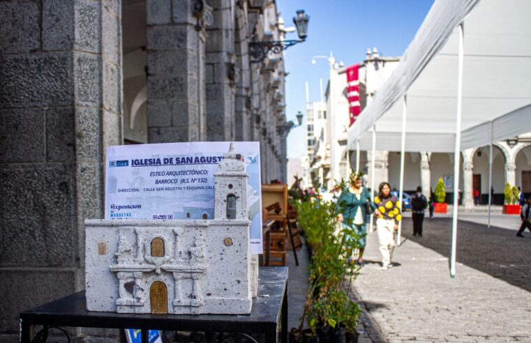 Realizan maquetas para personas invidentes por el aniversario de Arequipa