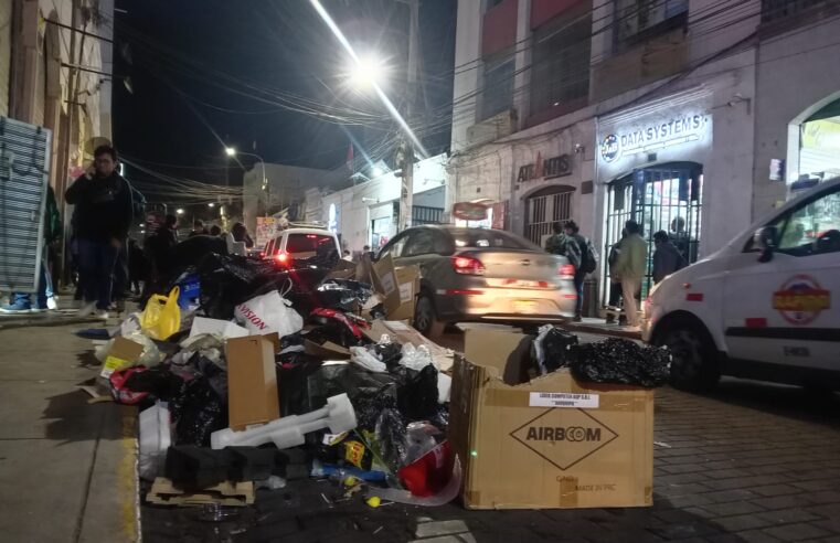 Basura ahora también reduce las vías en el Cercado