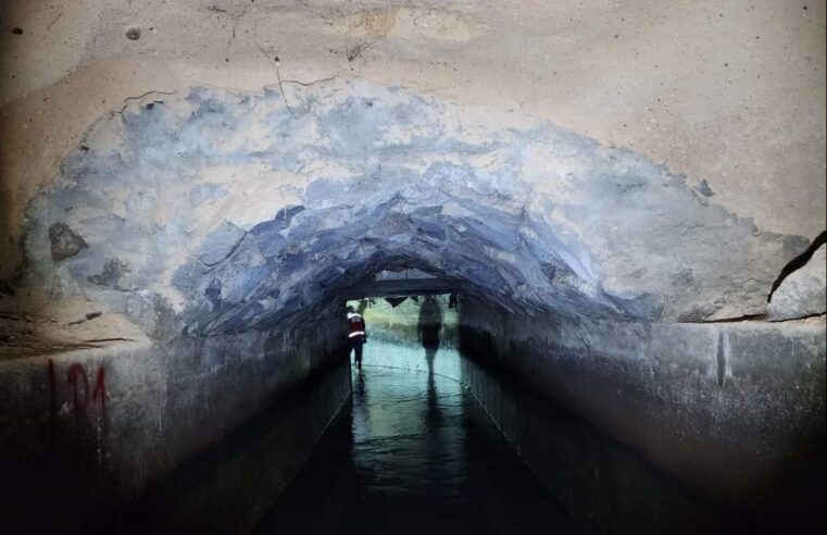 Canal de Zamácola en riesgo, le hacen forados para robar agua