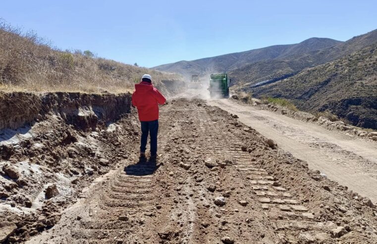 Gore ejecuta mejoramiento vial del centro poblado Chilata