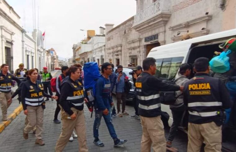 PNP expulsó a 47 extranjeros de Arequipa en 2024 