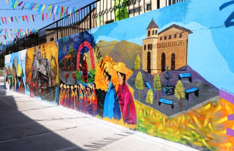 Proyecto muralista “Pueblo de colores” pinta las costumbres y tradiciones