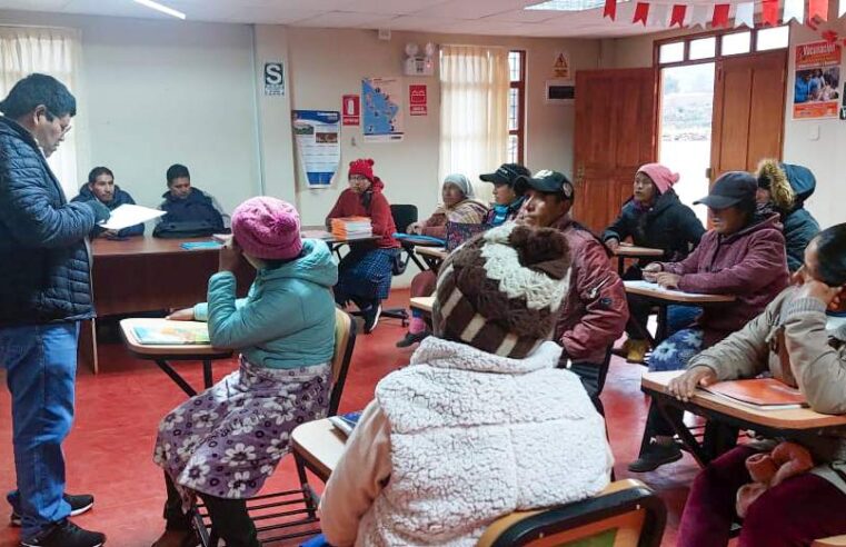 Programa PAIS impulsa “Aprendo en Tambo” en centro poblado de Umachulco