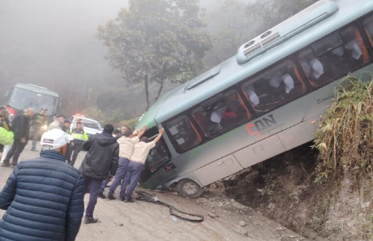 Accidente en Machu Picchu: 10 heridos deja despiste de bus